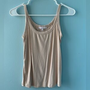 Olivaceous Beige Ribbed Camisole